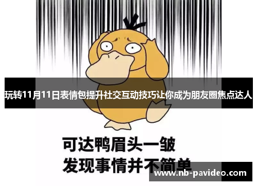 玩转11月11日表情包提升社交互动技巧让你成为朋友圈焦点达人